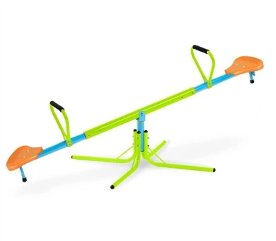 2 Assento plástico spinning teeter totter