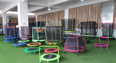 Quarto de amostra de trampolim